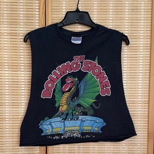 Hanes Kids Black Rolling Stones Dragon Tee